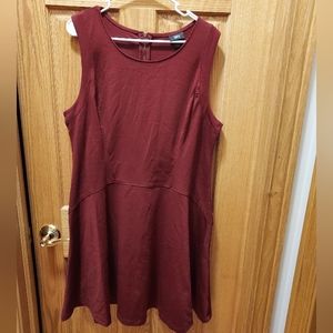 Mossimo Target Size XXL/TTG Maroon Red Sleeveless Dress